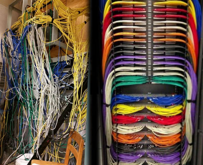 bad-vs-good-cable-management-in-a-server-room-9gag