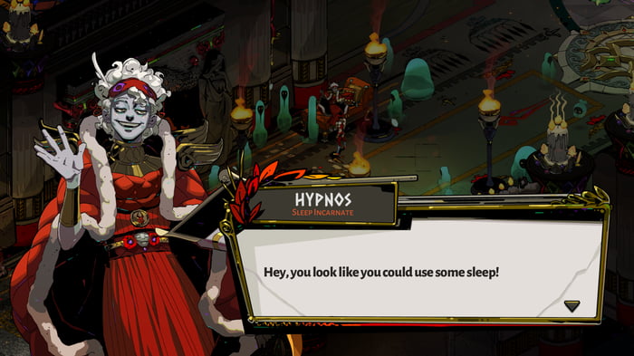 I couldnt go to sleep so i decided to do 1 run on hades and then hypnos ...