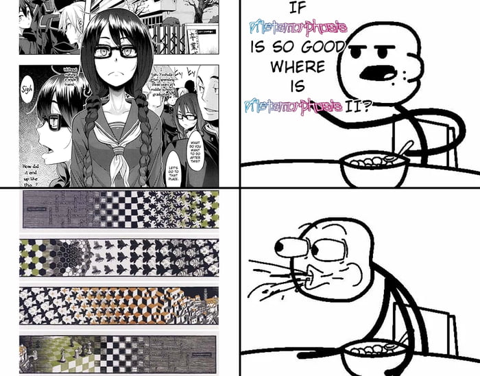 metamorphosis manga meme