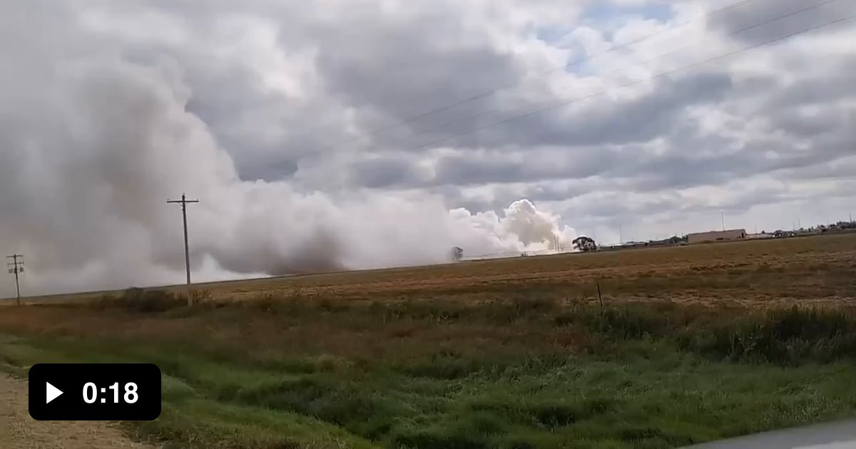 Train Car Carrying Toxic Perchloric Acid Explodes In Nebraska Rail Yard