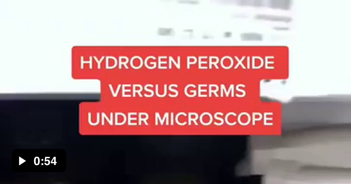 How hydrogen peroxide kills germs 9GAG