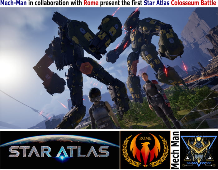 Mech-Man in collaboration with Rome present the first Star Atlas ...