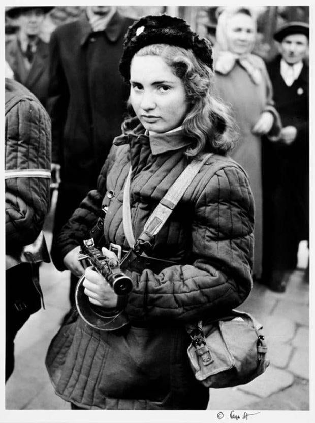 Year Old Fighter And Nurse Erika Korn Lia Szeles During The