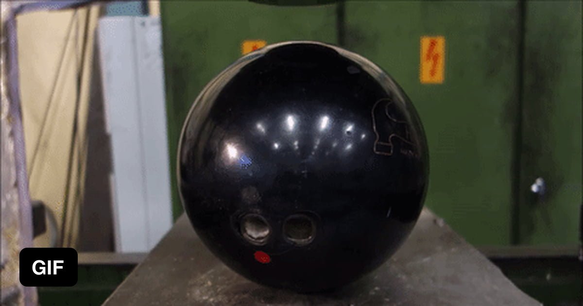 Bowling Ball VS Hydraulic Press 9GAG