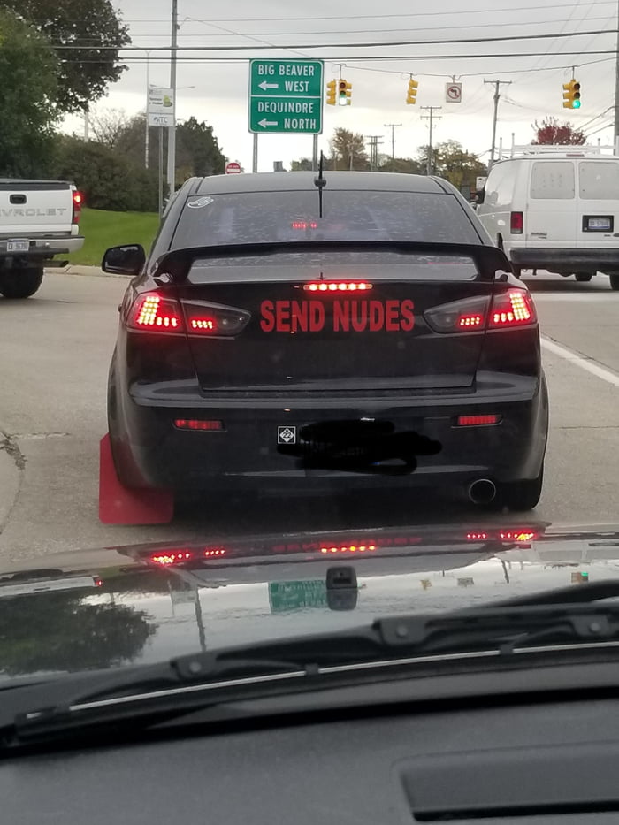 Send Nudes Brake Lights