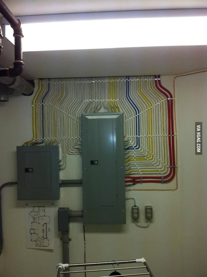 This cabling job 9GAG