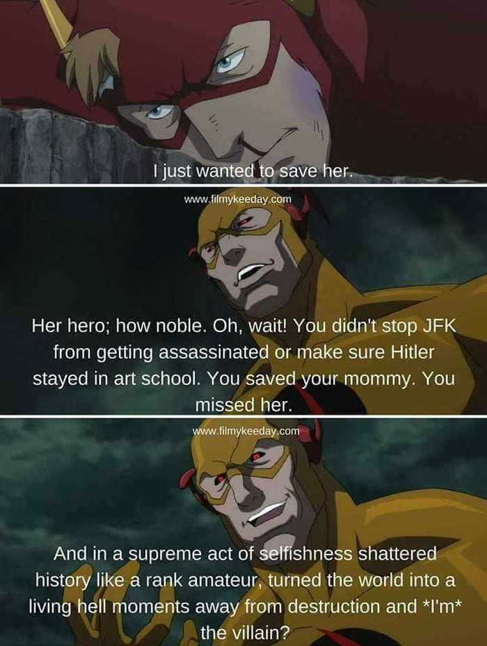 Now who is the villain , Flash ? - 9GAG