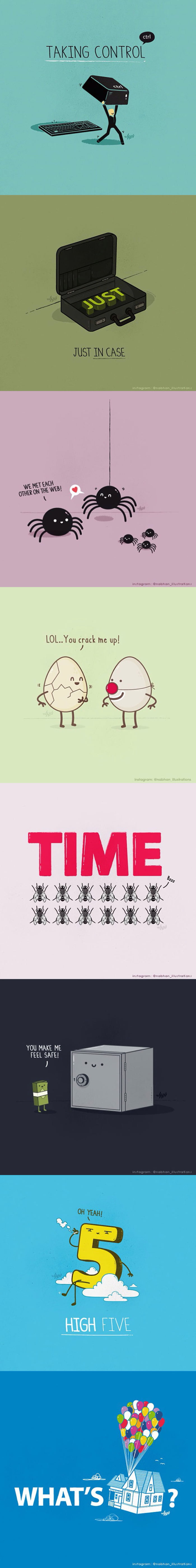 Clever pun illustrations - 9GAG