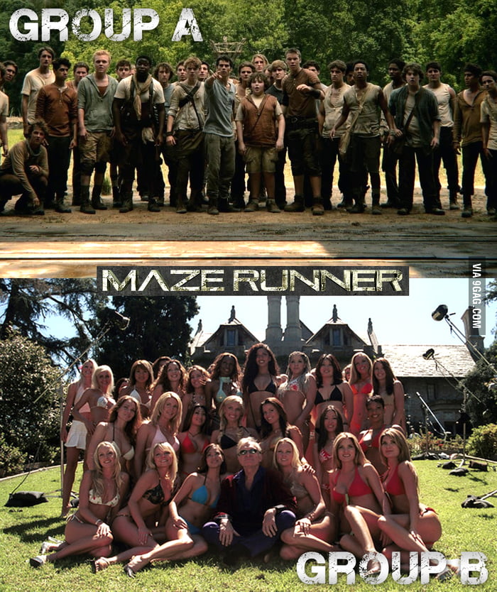 This Is How I Imagined Group B - Maze Runner - 9GAG