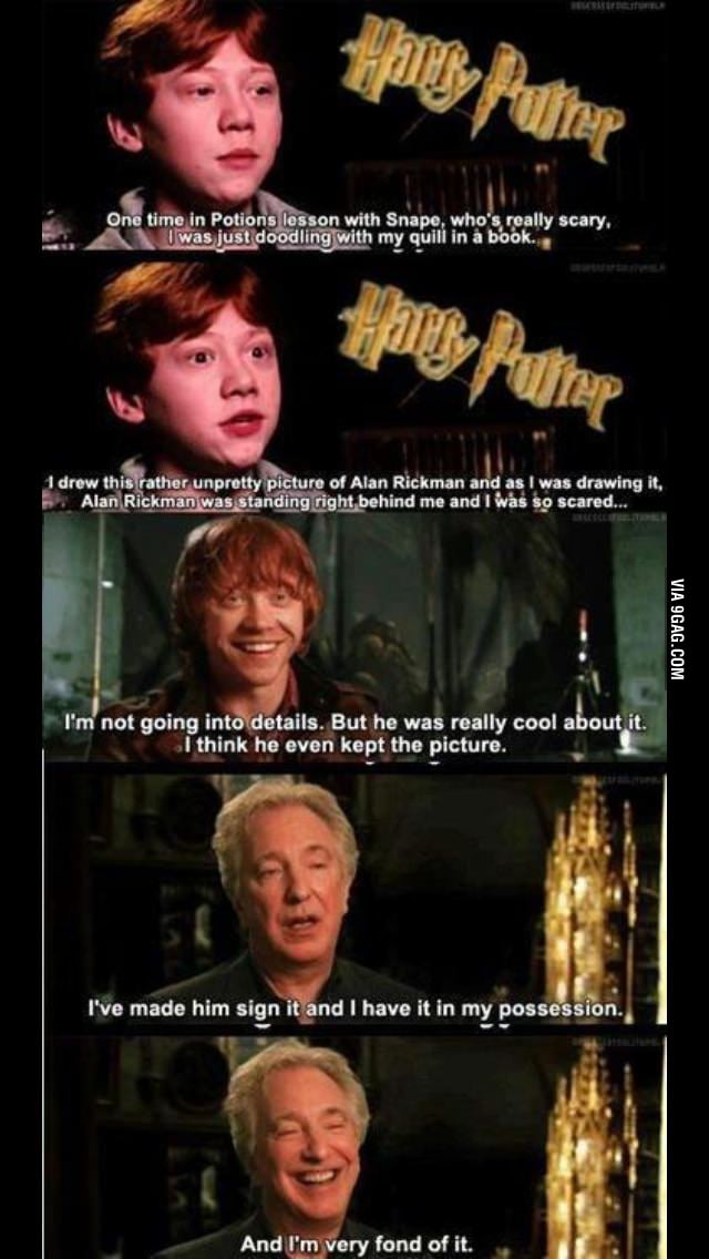 Alan Rickman - 9GAG