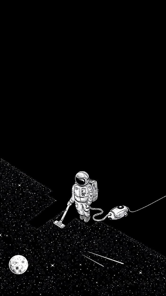 A Guy Vacuuming Space! - 9GAG