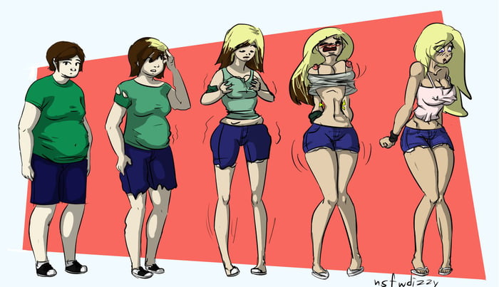 Man turns into woman anime
