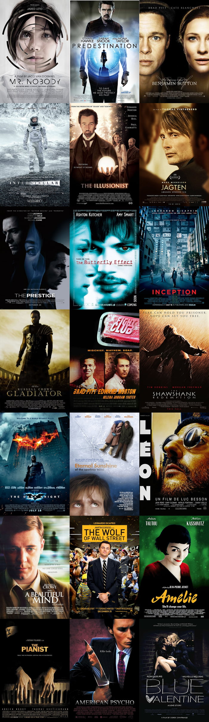A list of some of my favorite movies. Hope you guys like it. Also, you