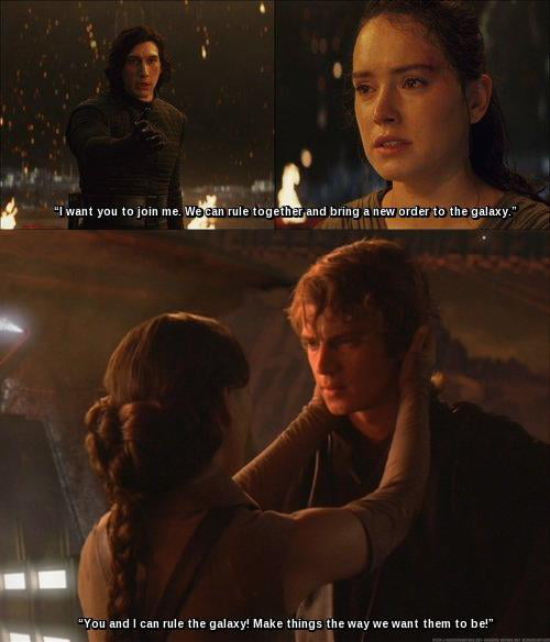 So... by killing his master in hopes of ruling the galaxy like Vader