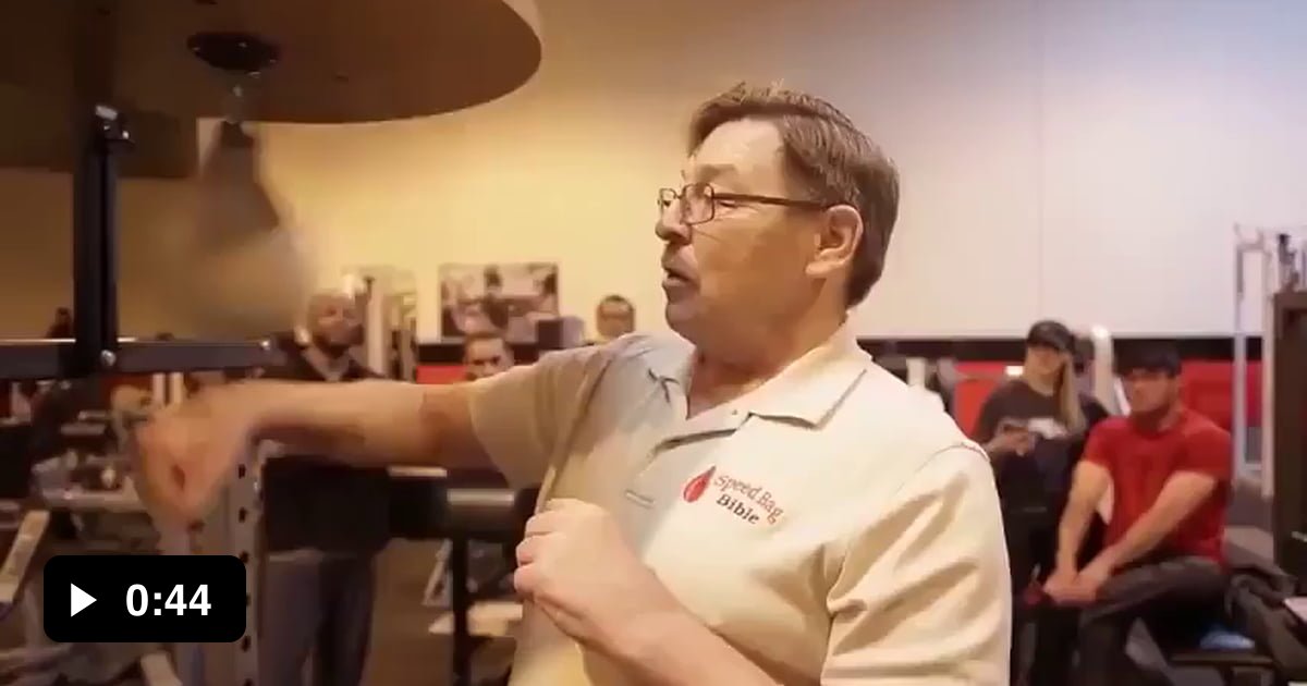 Alan Kahn (former boxer) demonstrates how to hit a speed bag - 9GAG