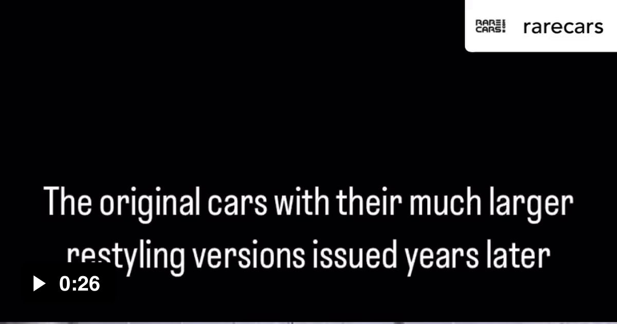 The original cars with their...well, read the text below - 9GAG
