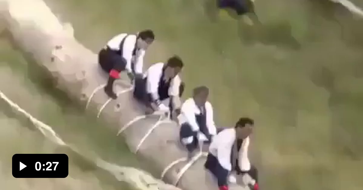 Log Riding Sport Log riding is a wild sport - 9GAG