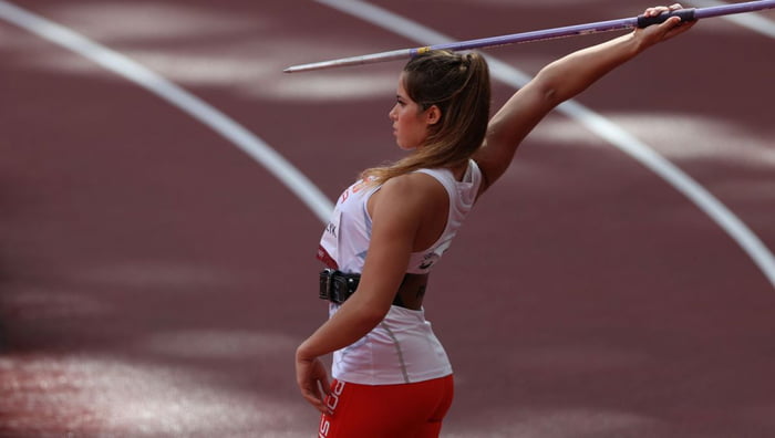 Maria Andrejczyk Polish Olympic Silver Medalist In The Javelin Throw