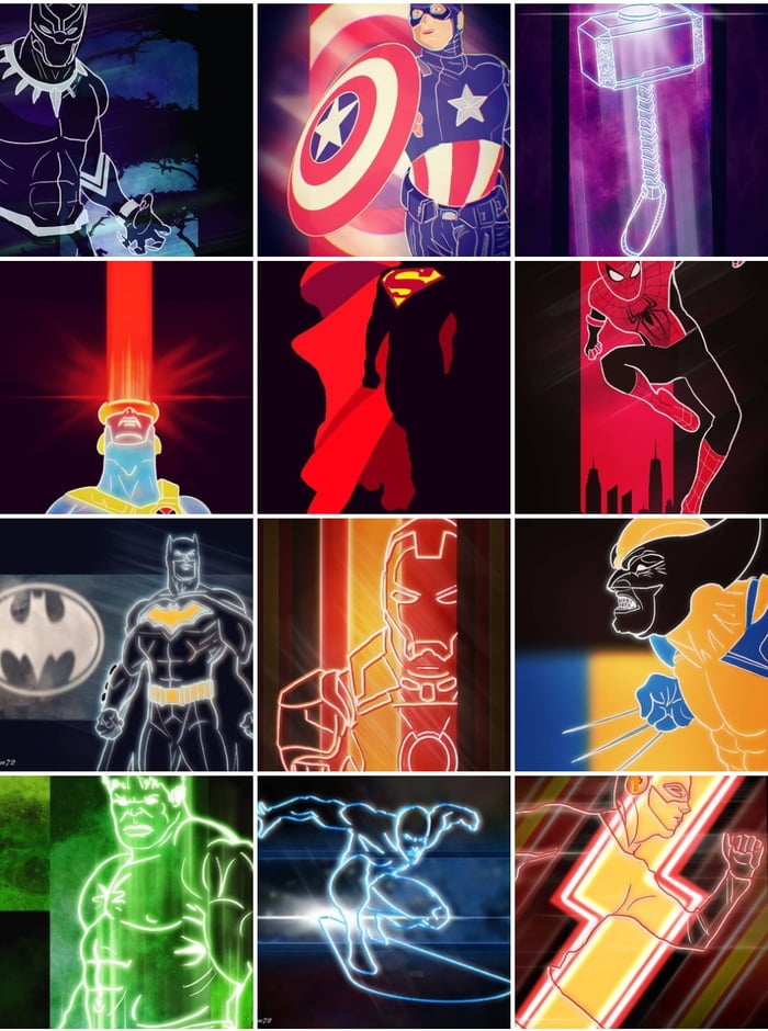 I made a superheroes concept art series on my IG Check it outi f you ...