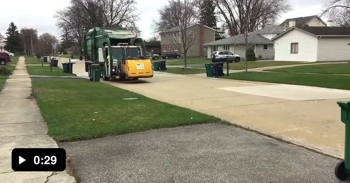 Garbage truck catches fire! 9GAG