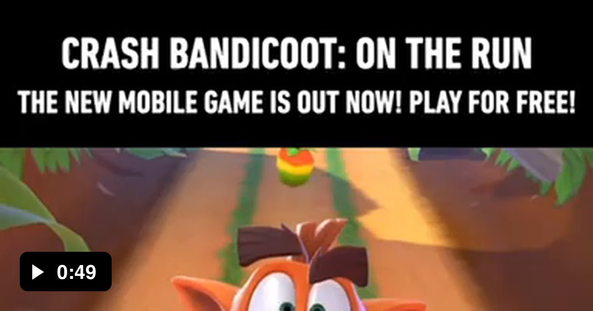 crash bandicoot on phone