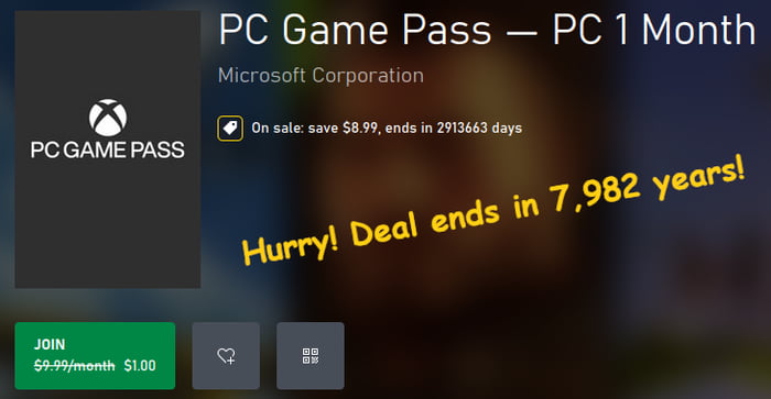 pc-game-pass-1-month-for-1-deal-ends-soon-9gag