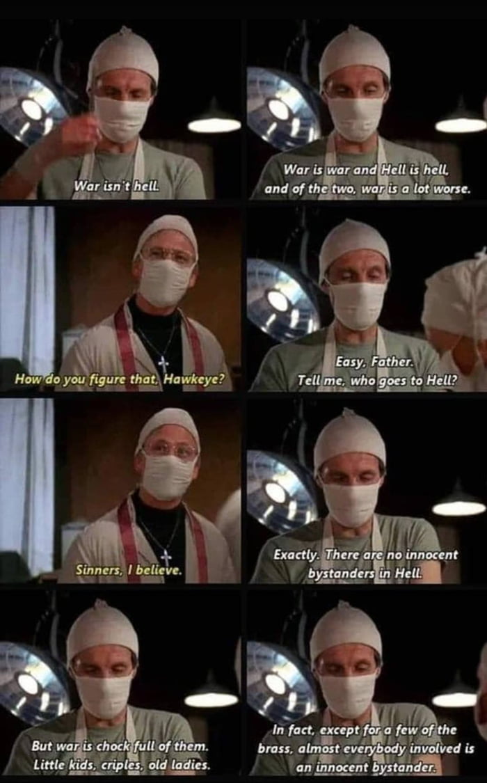 War is war, and hell is hell - 9GAG