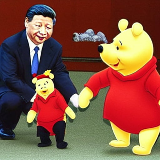 Xi Jinping meeting his new pet friend - 9GAG