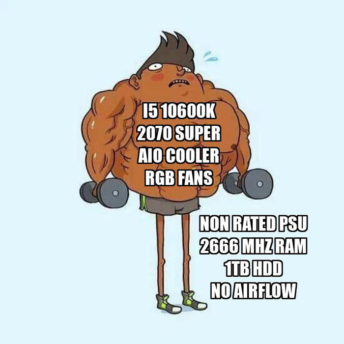 Prebuilt PC be like - 9GAG