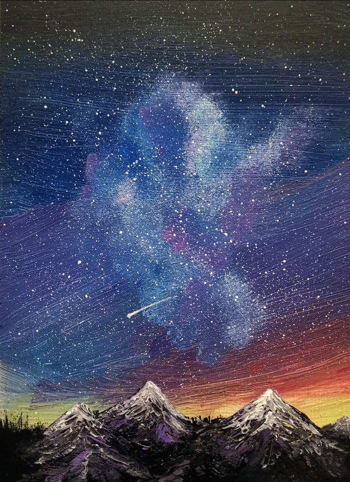 My first painting, do you like it? 9GAG