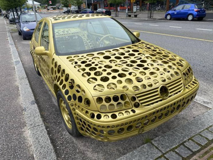 Speed holes makes it go faster. 9GAG