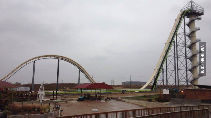 The new world record water slide in Kansas City - 9GAG