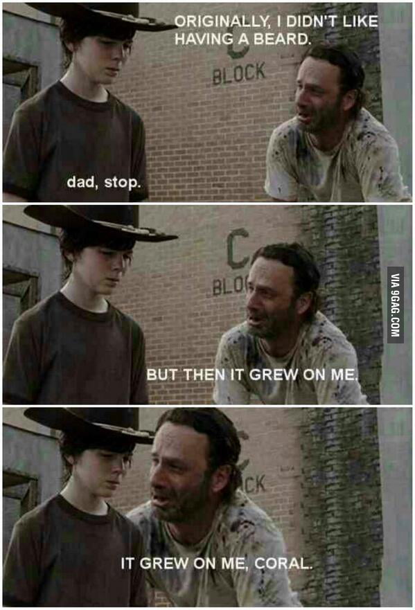 It grew on me Carl... 9GAG