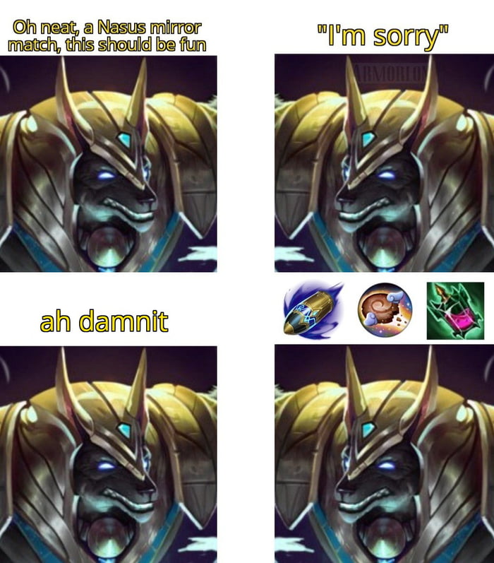 What is a good counter to Nasus that doesn't involve your jungle camping up top? - 9GAG