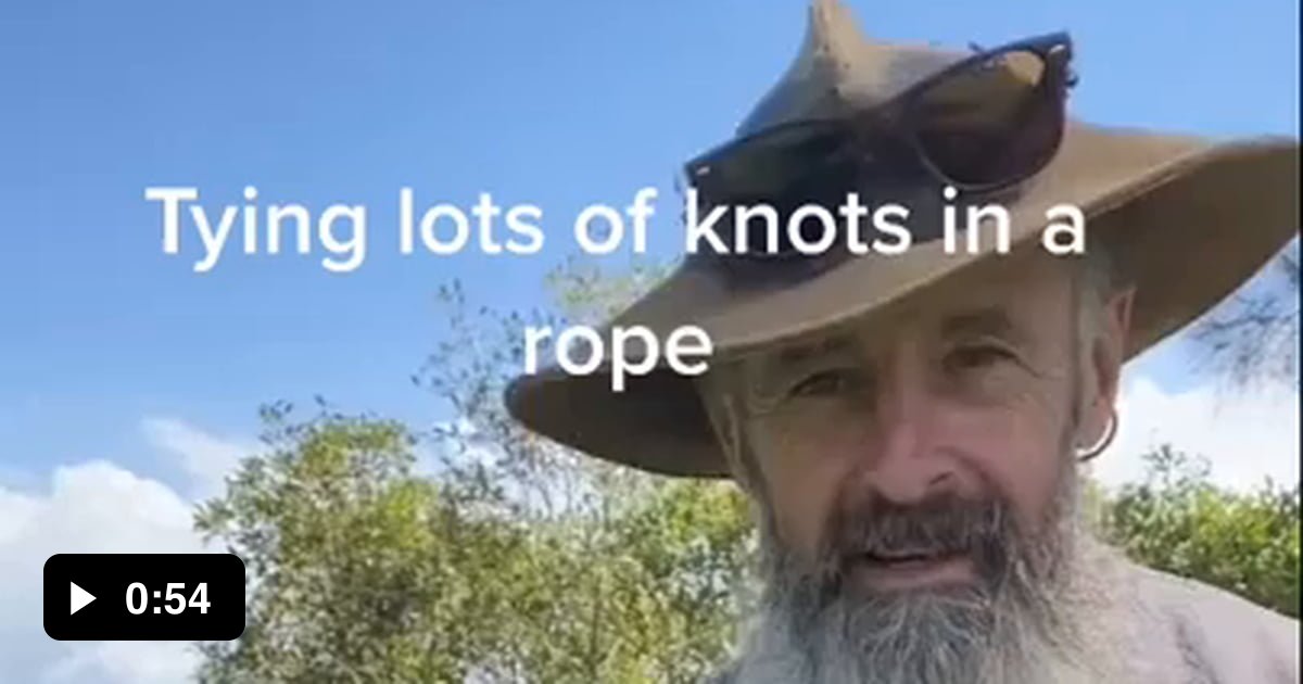 This man tying knots!! - 9GAG