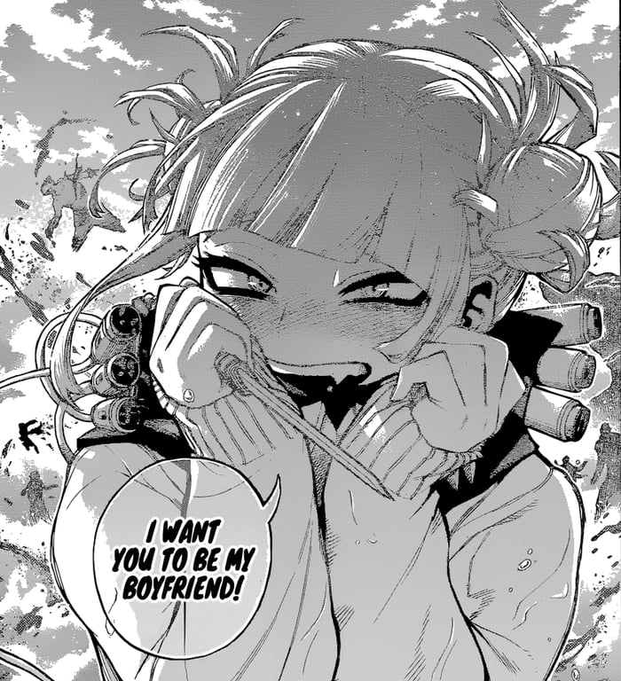 So, on OP we have a Joy Boy, in BNHA we have a Toga confessing her love ...