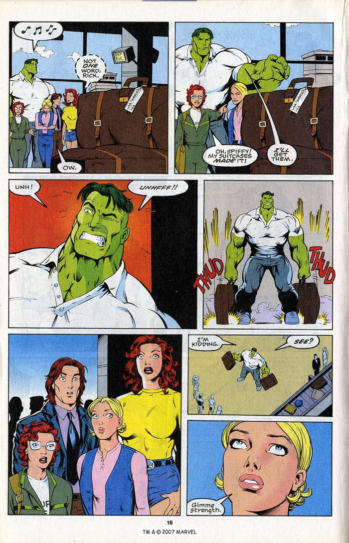 The Hulk vs Luggage - 9GAG