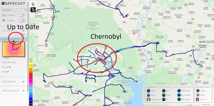 Чернобыль 2 карта