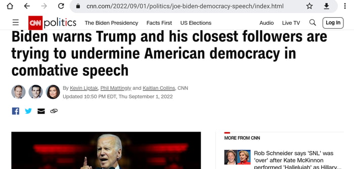 Biden Likes Democracy But Trump Has More Money - 9GAG