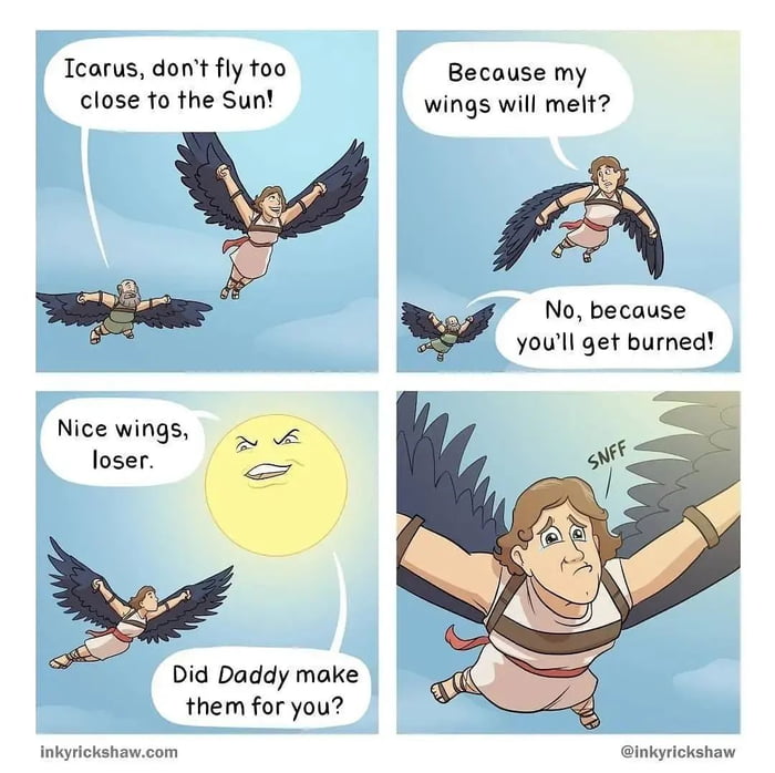 Git Gud Icarus - 9GAG