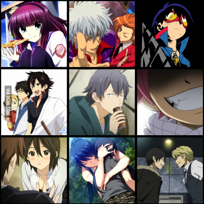 My Anime 3x3, Feel Free To Insult My Taste - 9gag