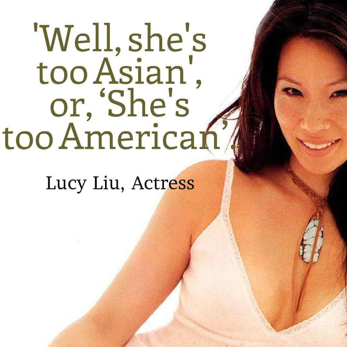 Lucy Liu - The only plausible explanation why Lucy Liu is so underrated. - 9GAG