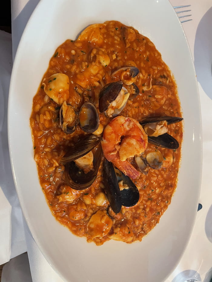 Seafood Risotto 9GAG