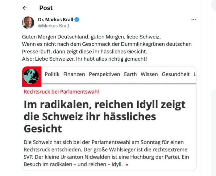 Alles Nazis In Der Schweiz Der Mainstream Macht Sich Nur Noch