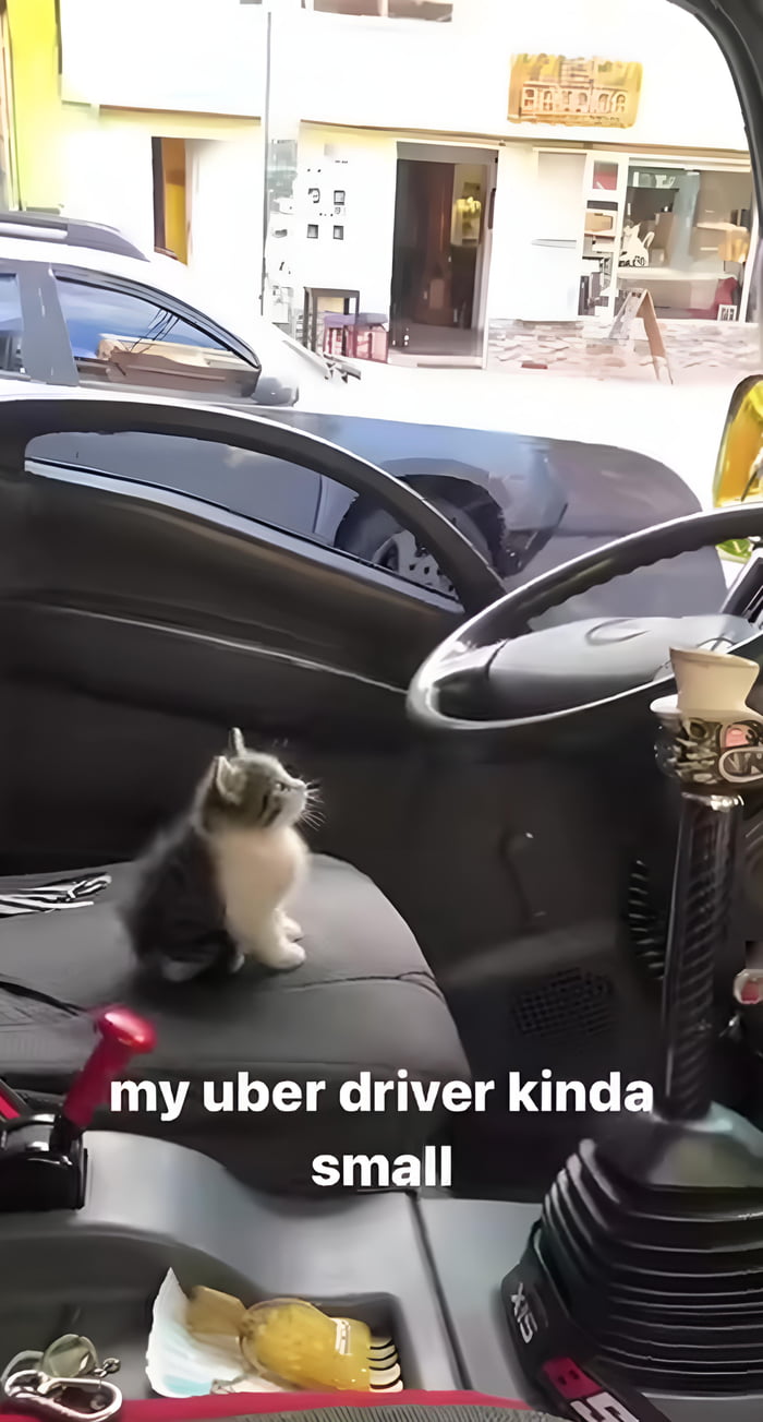 Smol uber driver - 9GAG