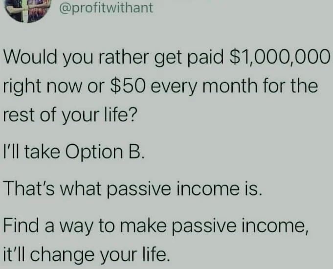 $50 A month? What the hell good is that going to do for anyone ? - 9GAG