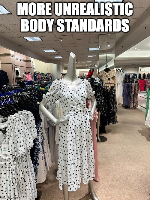 Unrealistic body standards - 9GAG