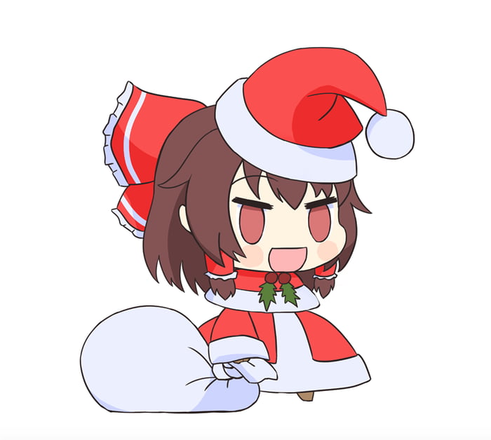 Padoru Advent calendar (day 7): Hakurei Reimu (by akiteru (akiteru98)) -  9GAG