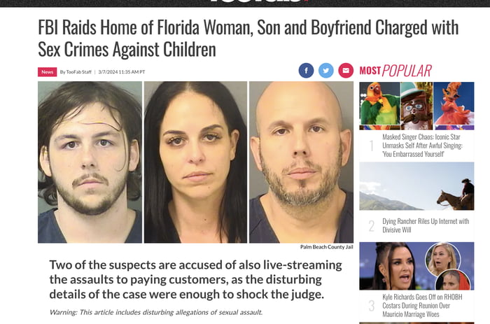 A Florida Woman, Her Son And Her Boyfriend Have All Been Arrested On ...