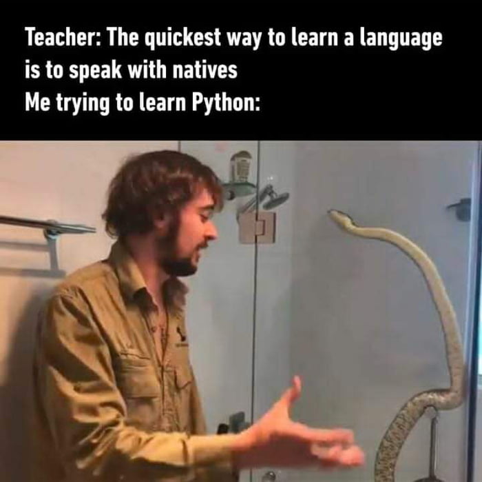 Not a python but have to start somewhere 9gag
